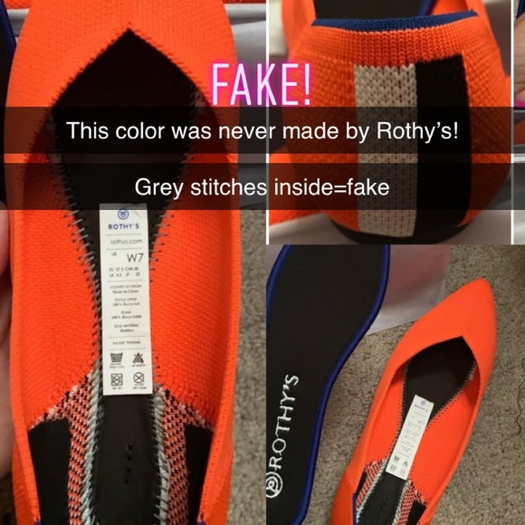 HOW TO SPOT FAKE ROTHY’S - Picture 6 of 16